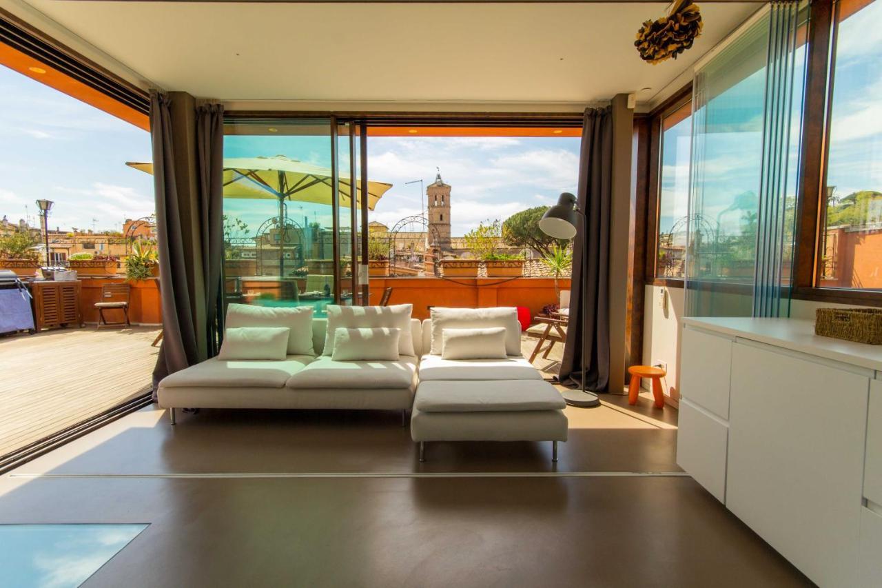 Pelliccia 11 Trastevere Penthouse Рим Екстериор снимка