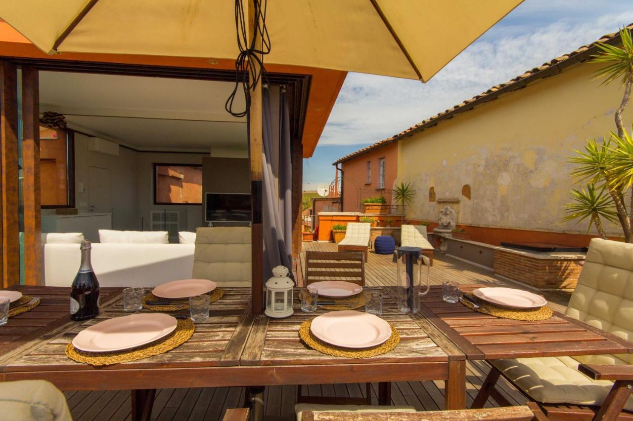 Pelliccia 11 Trastevere Penthouse Рим Екстериор снимка