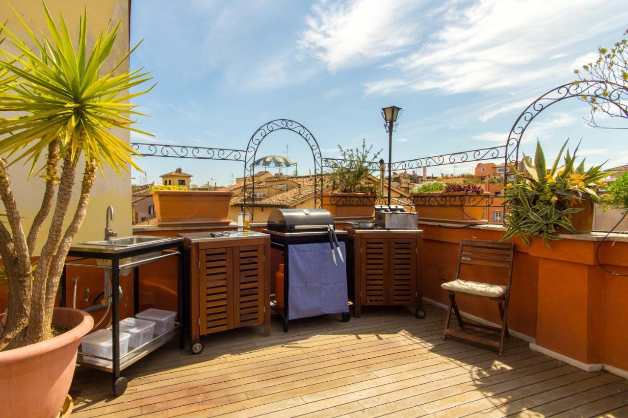 Pelliccia 11 Trastevere Penthouse Рим Екстериор снимка
