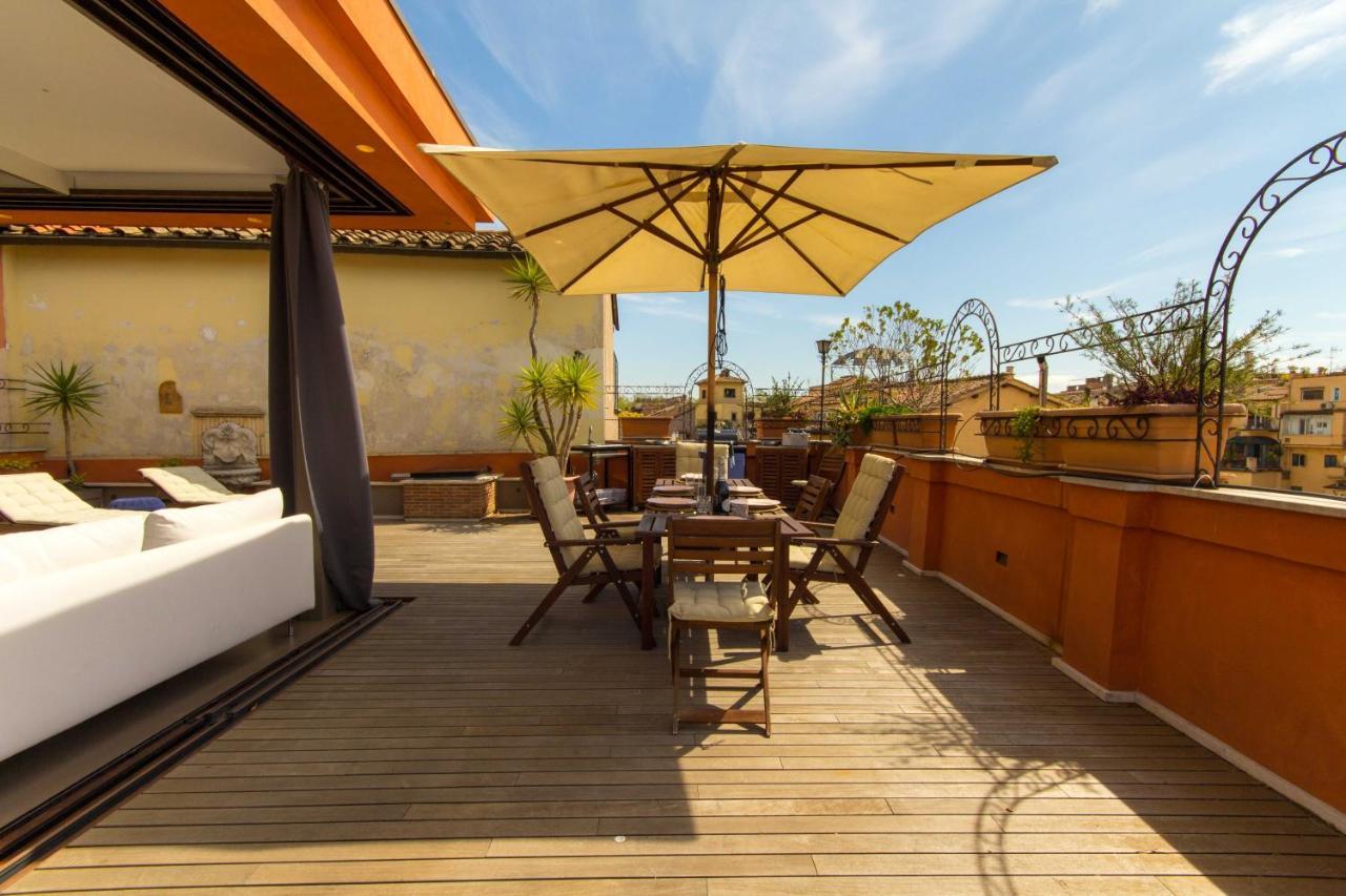 Pelliccia 11 Trastevere Penthouse Рим Екстериор снимка