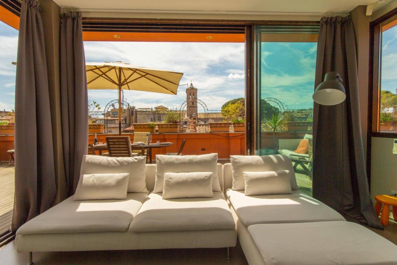 Pelliccia 11 Trastevere Penthouse Рим Екстериор снимка